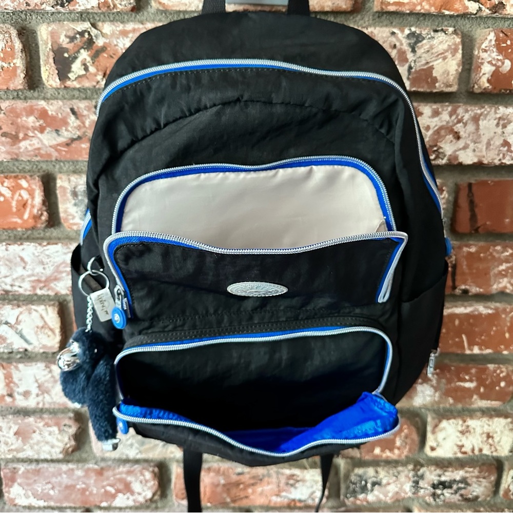 Kipling Goddard Medium Multi Pocket Backpack Blac… - image 6